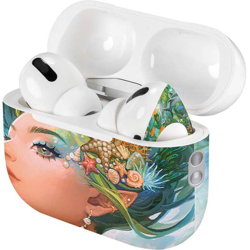 Mermaid with Sea Stars in Her Hair by Ivy Dolamore AirPods Pro 2nd Gen Skin