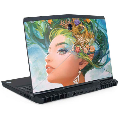 Mermaid with Sea Stars in Her Hair by Ivy Dolamore Dell Alienware Skin