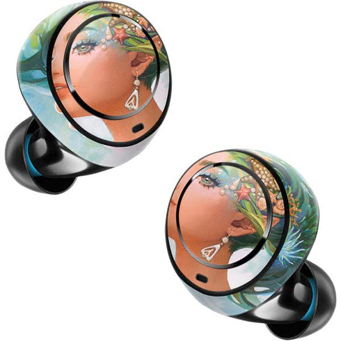 Mermaid with Sea Stars in Her Hair by Ivy Dolamore Amazon Echo Buds Skin