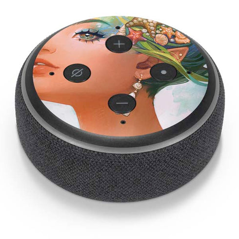 Mermaid with Sea Stars in Her Hair by Ivy Dolamore Amazon Echo Dot Skin