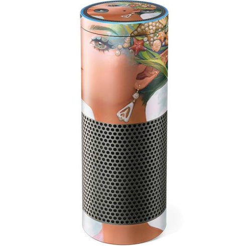 Mermaid with Sea Stars in Her Hair by Ivy Dolamore Amazon Echo Skin