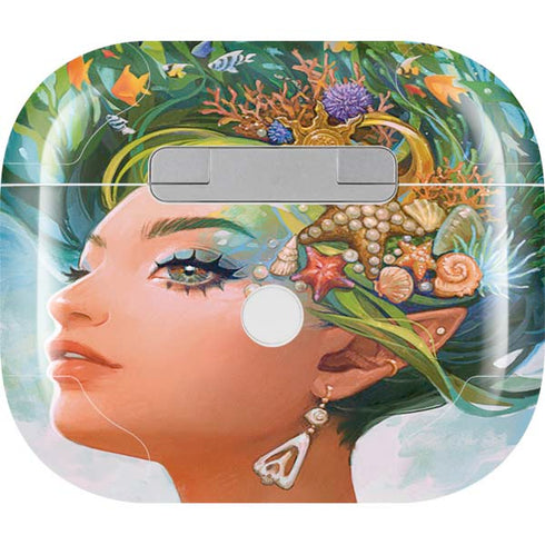Mermaid with Sea Stars in Her Hair by Ivy Dolamore Apple AirPods (3rd Gen 2021) Skin