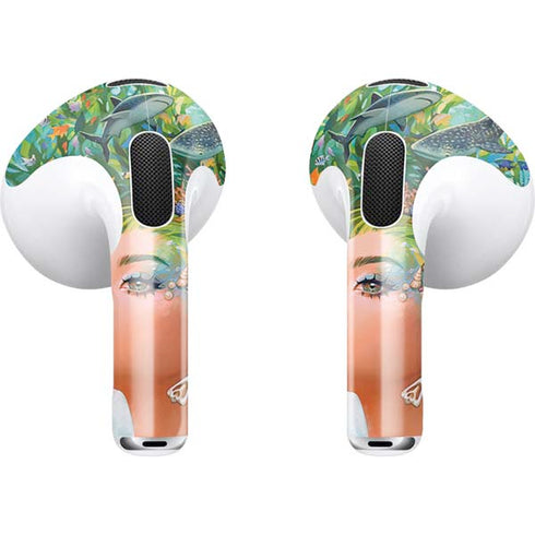 Mermaid with Sea Stars in Her Hair by Ivy Dolamore Apple AirPods (3rd Gen 2021) Skin