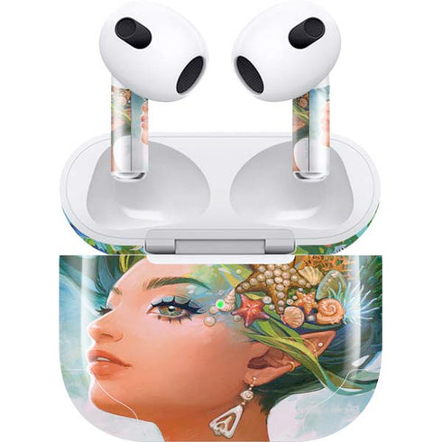 Mermaid with Sea Stars in Her Hair by Ivy Dolamore Apple AirPods (3rd Gen 2021) Skin