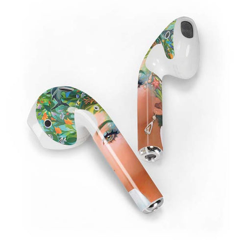 Mermaid with Sea Stars in Her Hair by Ivy Dolamore Apple AirPods Skin