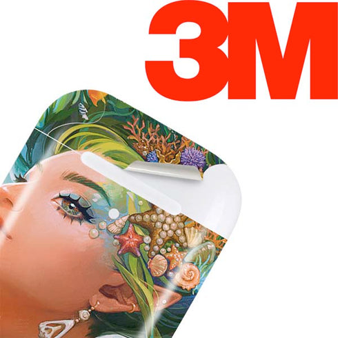 Mermaid with Sea Stars in Her Hair by Ivy Dolamore Apple AirPods Skin