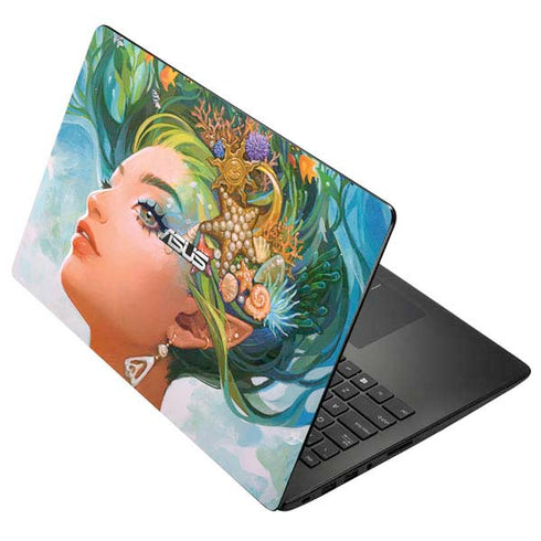 Mermaid with Sea Stars in Her Hair by Ivy Dolamore Asus X502CA 15.6 Skin