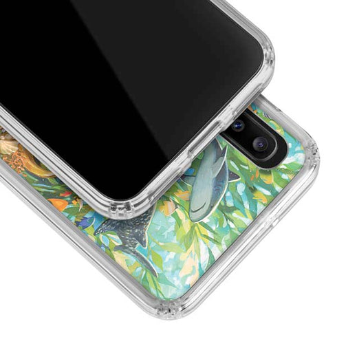 Mermaid with Sea Stars in Her Hair by Ivy Dolamore Galaxy A30 Clear Case