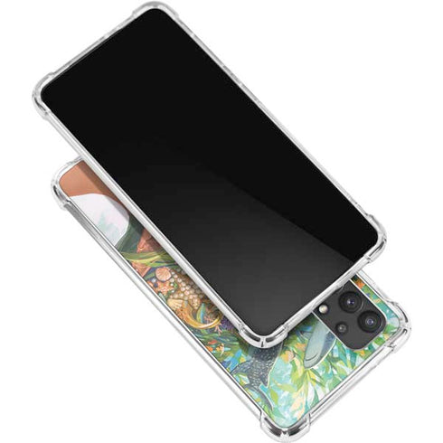 Mermaid with Sea Stars in Her Hair by Ivy Dolamore Galaxy A32 5G Clear Case