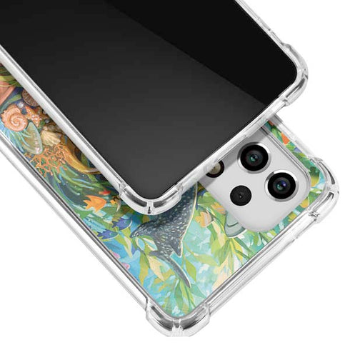 Mermaid with Sea Stars in Her Hair by Ivy Dolamore Galaxy A53 5G Clear Case