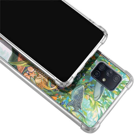 Mermaid with Sea Stars in Her Hair by Ivy Dolamore Galaxy A71 5G Clear Case