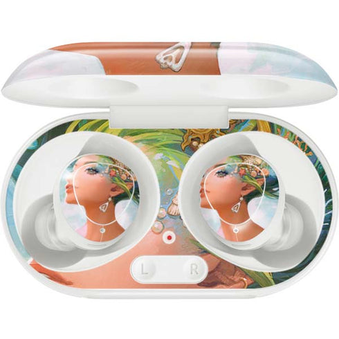 Mermaid with Sea Stars in Her Hair by Ivy Dolamore Galaxy Buds Plus Skin