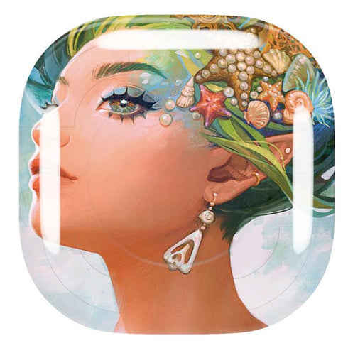 Mermaid with Sea Stars in Her Hair by Ivy Dolamore Galaxy Buds Pro Skin