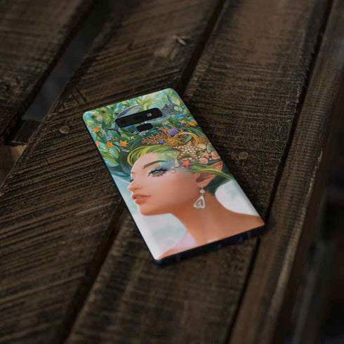 Mermaid with Sea Stars in Her Hair by Ivy Dolamore Galaxy Note 9 Skin