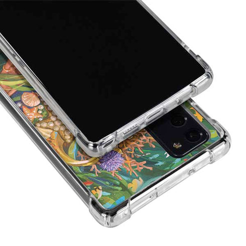 Mermaid with Sea Stars in Her Hair by Ivy Dolamore Galaxy Note20 5G Clear Case