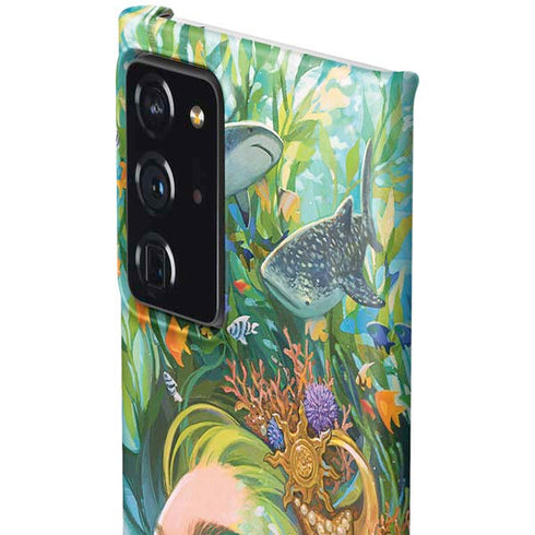 Mermaid with Sea Stars in Her Hair by Ivy Dolamore Galaxy Note20 Ultra 5G Lite Case
