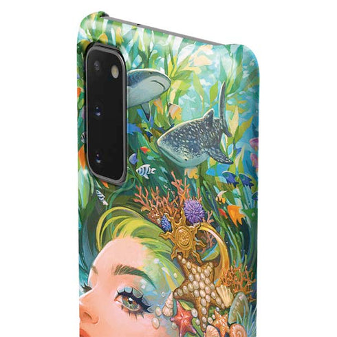 Mermaid with Sea Stars in Her Hair by Ivy Dolamore Galaxy S20 Lite Case