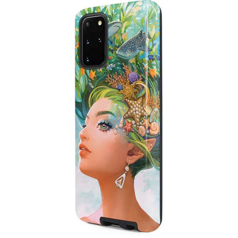 Mermaid with Sea Stars in Her Hair by Ivy Dolamore Galaxy S20 Plus Pro Case