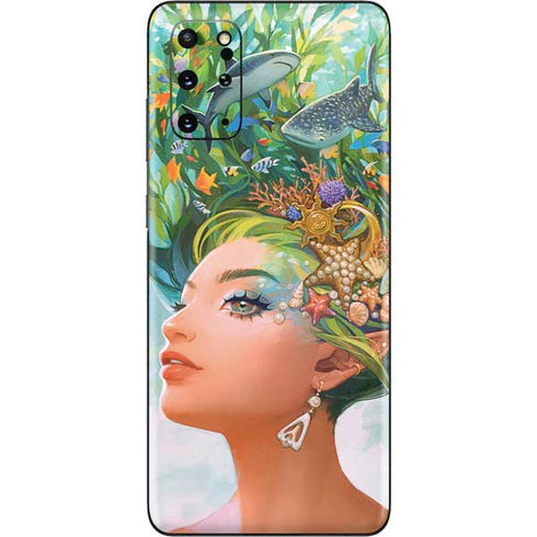 Mermaid with Sea Stars in Her Hair by Ivy Dolamore Galaxy S20 Plus Skin
