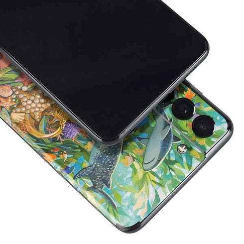 Mermaid with Sea Stars in Her Hair by Ivy Dolamore Galaxy S21 Plus 5G Skin