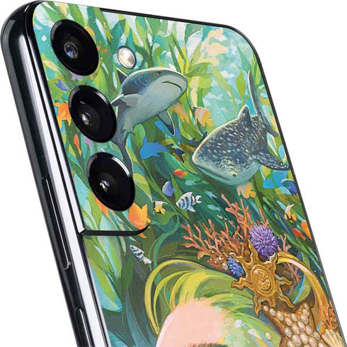 Mermaid with Sea Stars in Her Hair by Ivy Dolamore Galaxy S22 Skin