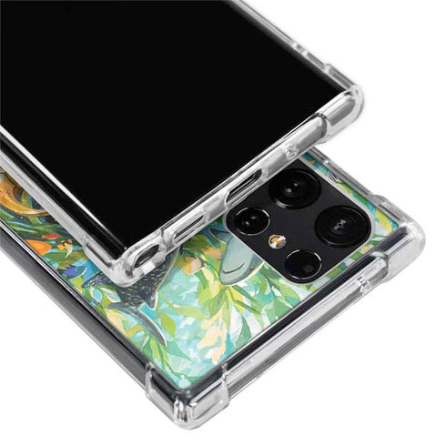 Mermaid with Sea Stars in Her Hair by Ivy Dolamore Galaxy S22 Ultra Clear Case