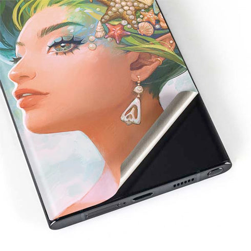 Mermaid with Sea Stars in Her Hair by Ivy Dolamore Galaxy S22 Ultra Skin