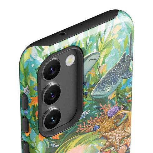 Mermaid with Sea Stars in Her Hair by Ivy Dolamore Galaxy S23 Plus Pro Case