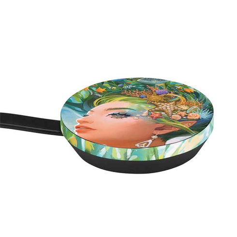 Mermaid with Sea Stars in Her Hair by Ivy Dolamore Google Stadia Controller Skin