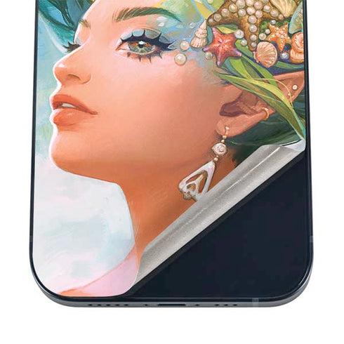 Mermaid with Sea Stars in Her Hair by Ivy Dolamore iPhone 12 Mini Skin