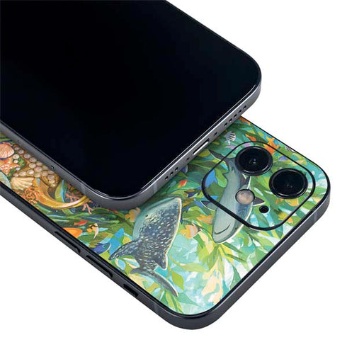 Mermaid with Sea Stars in Her Hair by Ivy Dolamore iPhone 12 Mini Skin