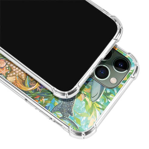 Mermaid with Sea Stars in Her Hair by Ivy Dolamore iPhone 12 Pro Max Clear Case