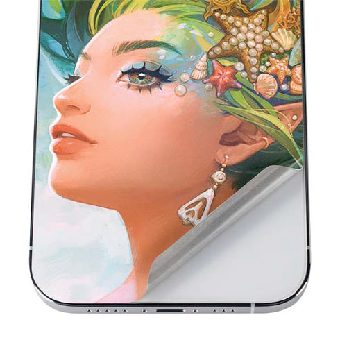Mermaid with Sea Stars in Her Hair by Ivy Dolamore iPhone 12 Pro Max Skin