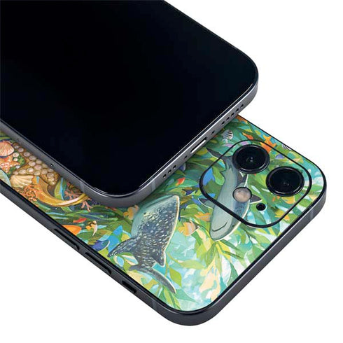 Mermaid with Sea Stars in Her Hair by Ivy Dolamore iPhone 12 Skin