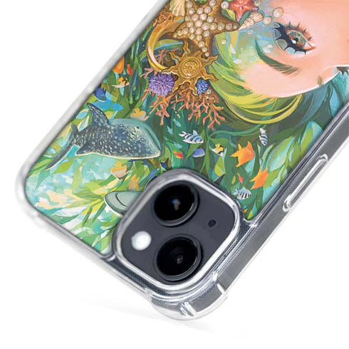 Mermaid with Sea Stars in Her Hair by Ivy Dolamore iPhone 13 MagSafe Case