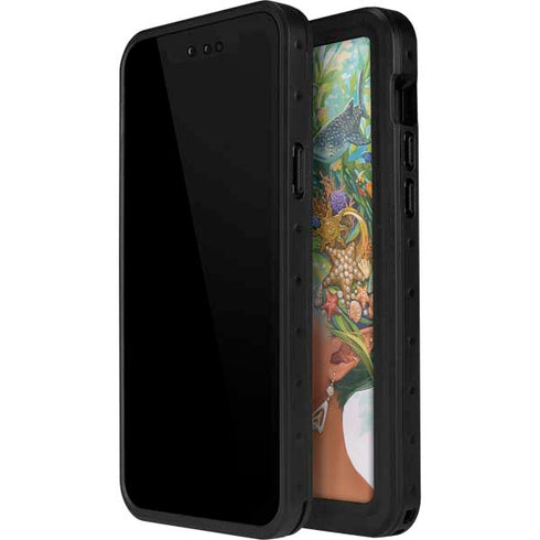 Mermaid with Sea Stars in Her Hair by Ivy Dolamore iPhone 14 Pro Max Waterproof Case