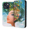 Mermaid with Sea Stars in Her Hair by Ivy Dolamore iPhone 15 Folio Case