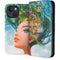Mermaid with Sea Stars in Her Hair by Ivy Dolamore iPhone 15 Plus Folio Case