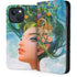 Mermaid with Sea Stars in Her Hair by Ivy Dolamore iPhone 15 Plus Folio Case