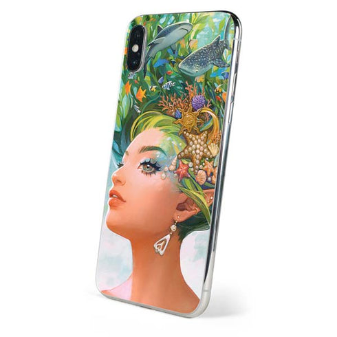 Mermaid with Sea Stars in Her Hair by Ivy Dolamore iPhone XS Max Skin