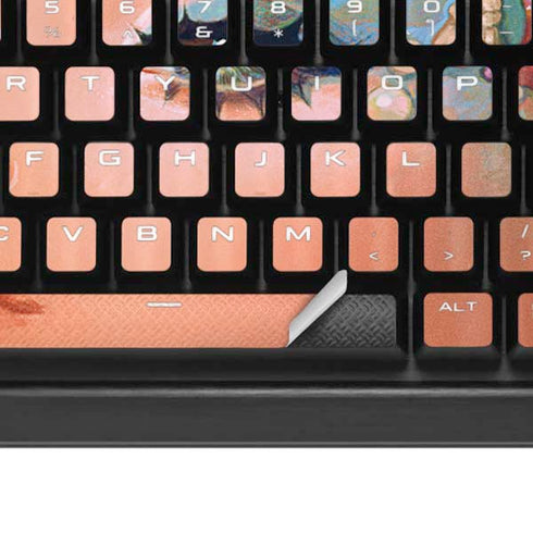 Mermaid with Sea Stars in Her Hair by Ivy Dolamore K95 RGB PLATINUM Mechanical Gaming Keyboard Skin