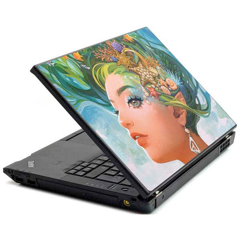 Mermaid with Sea Stars in Her Hair by Ivy Dolamore Lenovo T420 Skin