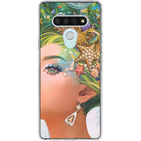 Mermaid with Sea Stars in Her Hair by Ivy Dolamore LG Stylo 6 Clear Case