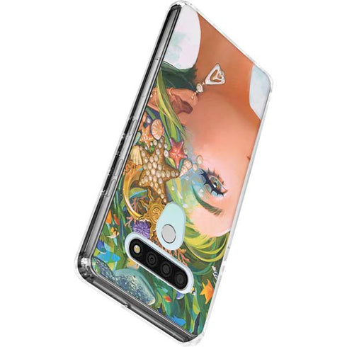 Mermaid with Sea Stars in Her Hair by Ivy Dolamore LG Stylo 6 Clear Case