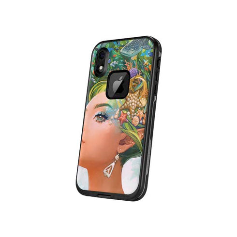 Mermaid with Sea Stars in Her Hair by Ivy Dolamore LifeProof Fre iPhone Skin