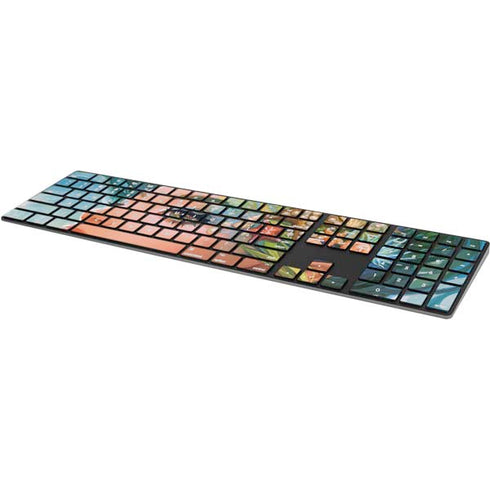 Mermaid with Sea Stars in Her Hair by Ivy Dolamore Magic Keyboard with Numeric Keypad Skin