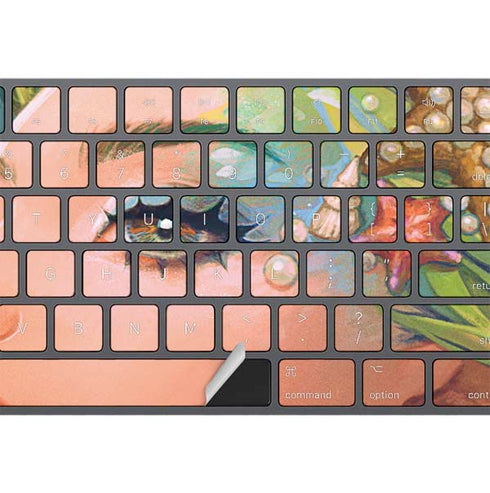 Mermaid with Sea Stars in Her Hair by Ivy Dolamore Magic Keyboard with Numeric Keypad Skin