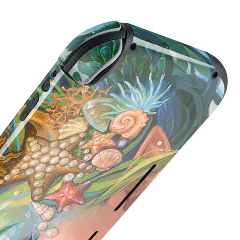 Mermaid with Sea Stars in Her Hair by Ivy Dolamore Nintendo Switch Lite Skin