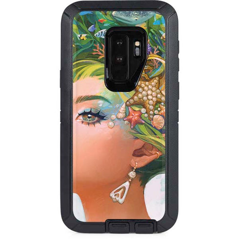 Mermaid with Sea Stars in Her Hair by Ivy Dolamore Otterbox Defender Galaxy Skin