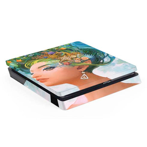 Mermaid with Sea Stars in Her Hair by Ivy Dolamore PS4 Slim Skin